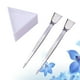 thumbnail image 2 of Juego de 22 piezas de herramientas profesionales para joyería artesanal: bandejas triangulares, pinzas y pala para cuentas de diamantes. Ideal para la creación de bisutería., 2 of 7
