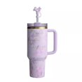 thumbnail image 1 of LILELIS Tasse en Acier Inoxydable à Double Isolation 40Oz Tasse Automobile avec Poignée Tasse Bingba Gris Taille Unique, 1 of 3