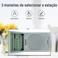 thumbnail image 4 of Radio AM FM portátil BC-R60 2AA con batería y conector para auriculares con altavoz, 4 of 9