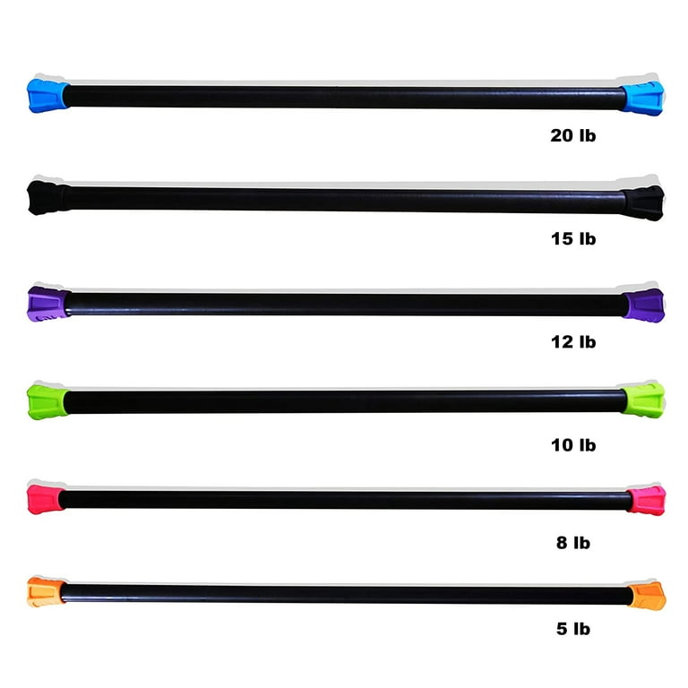 CAP Barbell 20 lb Weighted Workout Bar Blue Walmart