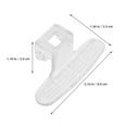 thumbnail image 2 of Luxshiny 2 Pcs Poignée de Porte de Laveuse Transparente Durable de Remplacement pour Machine à Laver, 2 of 8