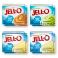Jello Sugar Free Pudding Mix Instant Dessert Flavor Variety Pack (8 Flavors, 16 Boxes) Fat