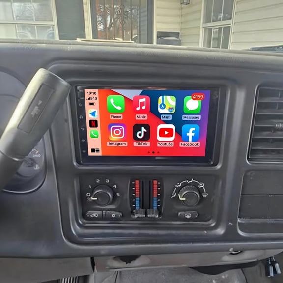 Zcargel 7" Car Stereo Android 13 2 32G for Chevy Silverado Wired Wireless with CarPlay GPS WiFi Backup Camera FM/RDS