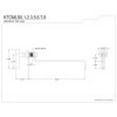 thumbnail image 2 of Kingston Brass KTCMLS0 Manhattan Side Mount Toilet Tank Lever, Matte Black, 2 of 2