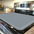 thumbnail image 6 of Stove Mat for Gas and Electric Stoves, 22x8 Heat Resistant Stove Cover Protector with Non-slip Backing for Spill and Scratch Protection, Kitchen Countertop Mat for Everyday Cooking and Baking, 6 of 9