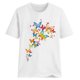 thumbnail image 2 of Gibobby Camiseta de manga corta para mujer Impresión superior la mujer O cuello manga corta suelta Casual Top(Blanco,M), 2 of 4