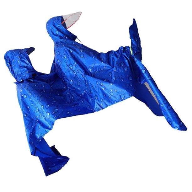 Lluvia / Impermeable Movilidad Scooter Motocicleta Doble Capa / Impermeable / - Azul Macarena Impermeable para motocicleta doble