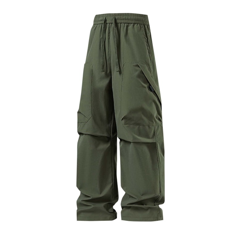 LpwkSSA Men Casual Outdoor Windbreaker Pants Lightweight