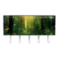 thumbnail image 2 of PhooArto Key Holder for Wall Decorative with 5 Key Hooks, Forest Tiger Butterfly Painting Holders Wall Mount Organizer with Mail Key Rack, Self Adhesive, 2 of 7