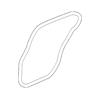 Genuine OE Jaguar Surround Weather-Strip - C2C28445
