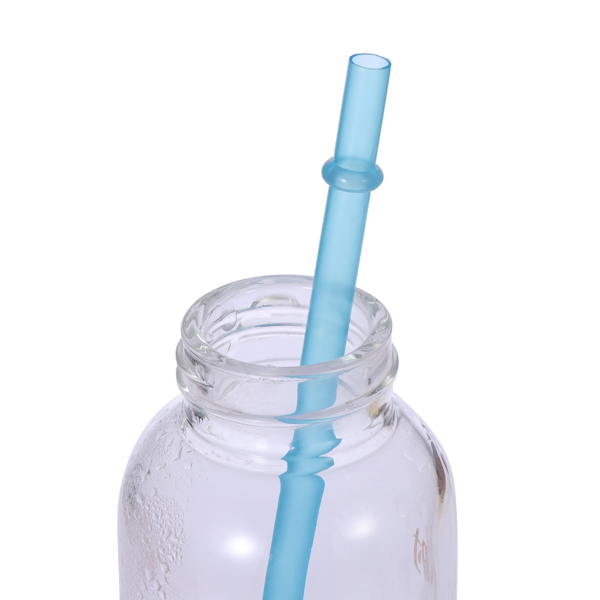 33 Pieces Reusable Plastic Straws Fit for Mason Jars, Tumblers, 9 Inches  Transparent Colored Unbreakable Drinking Straws with 1 Straw Carrying Case