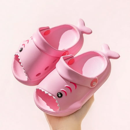 

Summer Baby Boys Girls Cute Cartoon Beach Sandals Slippers Cute Shark Shoes
