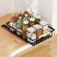 thumbnail image 2 of Organizador de gabinete extraíble, cesta multifuncional para gabinete de malla, sin taladros, cajón de almacenamiento para cocina, baño, despensa, 2 of 7
