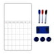 thumbnail image 2 of Pizarra de pizarra magnética para refrigerador, pizarra para , Calendario para , tablero de mensajes para niños y estudiantes, de estilo 1 Macarena tablero de mensajes del calendario del refrigerador, 2 of 8
