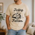 thumbnail image 4 of Rolling Fatties Cat Graphic T-Shirt, Unisex Classic Fit Tee, 4 of 9