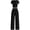 Black, variant on Womens 2 Piece Outfits Summer Ribbed Knit Button Short Sleeve Tops Casual Wide Leg Pants Lounge Sets