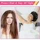thumbnail image 4 of Gorro de noche de satén, juego de 4 gorros de noche de satén Gorro de satén ajustable para el cuidado del cabello Gorros de noche de satén principalmente para mujeres y niñas con cabello rizado, 4 of 5