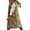 Khaki, variant on Lindreshi Puffer Vest Women Women Warm Pocket Hooded Coat Long Jacket Winter Sleeveless Down Parkas