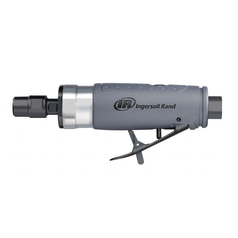 Ingersoll Rand 300 Series Straight Die Grinder, 0.33 hp, 1/4 in and mm  Output, 1/4 in NPTF Air Inlet, 25,000 RPM, Rear Exhaust EA (383-308B) 
