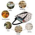 thumbnail image 2 of Lafuoo Cute Baseball Pattern Canvas Backpack, Zipper Laptop Backpack Travel Bag Sports Bag Unisex-One Size, 2 of 7