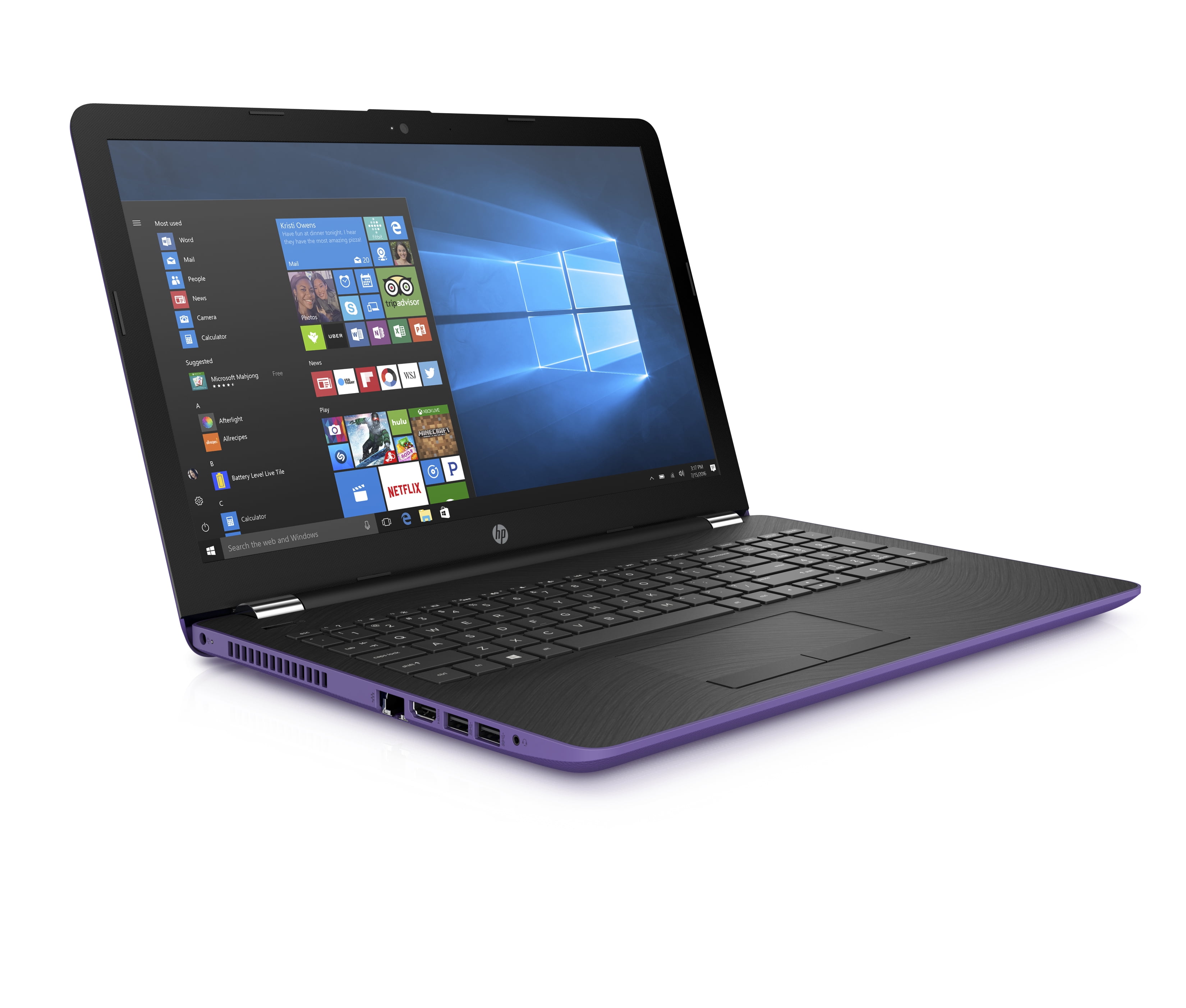 Hp 15-bw003wm 15.6" Amethyst Purple Lapt