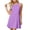 Purple, variant on Enjoytime Womens Summer Dresses Crew Neck Sleeveless Tank Mini Dress Beach Casual Gradient Sundress 2026