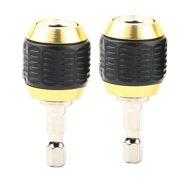 Screwdriver Bit Holder, Anti-Impact Anti-Slip Sphere Handle Portable Drill Chuck Adapter, 2Pcs 60mm For Easy To Install And Disassemble Electric Hand Drill