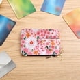 thumbnail image 4 of Hearth & Gear Vertical Zipper Card Holder Keychain Slim Bifold Wallet With Secure Pocket And Metal Hook For Easy Carry, 4 of 4