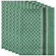 thumbnail image 1 of REGALWOVEN Paños de cocina de tejido waffle 6 piezas toallas de cocina de algodón verde 15"x25", 1 of 6