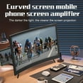 12-Inch Curved HD Mobile Phone Screen Amplifier - 1:1 Isotropic ...