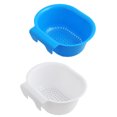 thumbnail image 5 of KAKOWELY Fruit Washing Tool Rectangular Sink Basket Plastic 2Pcs, 5 of 10