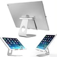 thumbnail image 2 of Support de Chargement en Aluminium, Support de Tablette Ajustable, Support de Bureau en Aluminium, Station d'Accueil pour iPad, Kindle, Liseuse, Autres Tablettes Android, 2 of 6