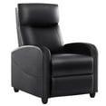thumbnail image 6 of Recliner Chair, PU Leather Single Sofa Chair with Padded Seat and Backrest for Home Theater Living Room, Black, 6 of 8