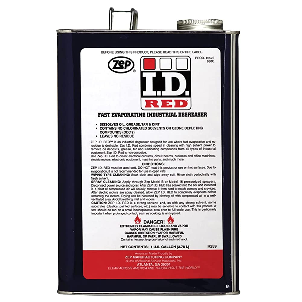 Zep I.D. Red Liquid Fast Evaporating Industrial Degreaser