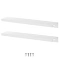 thumbnail image 1 of Uxcell 2 Paquete Tiradores de Cajones de Armarios 5.91" Tiradores de Bisel de Aluminio Tono Plateado, 1 of 6