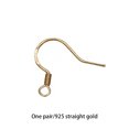 thumbnail image 4 of 1 Pair Earring Hook DIY Craft Homemade Professional Craftsman Earhook Dangling Hooks Clasp Fitting Jewelry Making Findings Handicraft Accessory Gold, 4 of 6