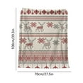 thumbnail image 3 of Christmas Throw Blanket for Couch 27x39, Plaid Winter Holiday Festival Cute Xmas Snowman Santa Gingerbread Blankets ,Soft Flannel Fleece Blankets for Home Living Room Bed Chair Decor, 3 of 6