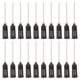 thumbnail image 1 of 19 agujas de dispensación, 52 piezas de agujas de dispensación de punta roma industrial de 1 pulgada con jeringas de bloqueo Luer para rellenar tintas líquidas, pegamento adhesivo y aceite, negro, 1 of 7