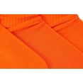 thumbnail image 3 of ToBeInStyle Pack of 3 of Colorful Unisex Fashion Slouch Socks - Orange, 3 of 7
