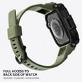 thumbnail image 5 of ULTIMAL Adjustable Compatible with Apple Watch Bands 49mm/45mm/44mm, Rugged Sports Band with Tough Shockproof Bumper Case, Heavy Duty Replacement Band for S4/5/6/SE,S7/8/9,Ultra 2/1, 5 of 5