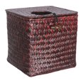 thumbnail image 3 of Small Christmas Trees Decorations Clear Ornament Bulbs Handwoven Japanese Style Paper Towel Holder Home Tissue Natural Fiber Storage, 3 of 3
