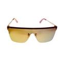 thumbnail image 5 of Converse Mens Flat Front Mount Rose Gold Metal Shield Sunglass, Gold Flash Lens H119, 5 of 8