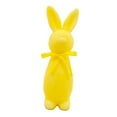 thumbnail image 4 of Figura de conejo de Pascua flocado, estatua de conejo, decoración de Pascua, linda mesa de espuma Amarillo, 4 of 9
