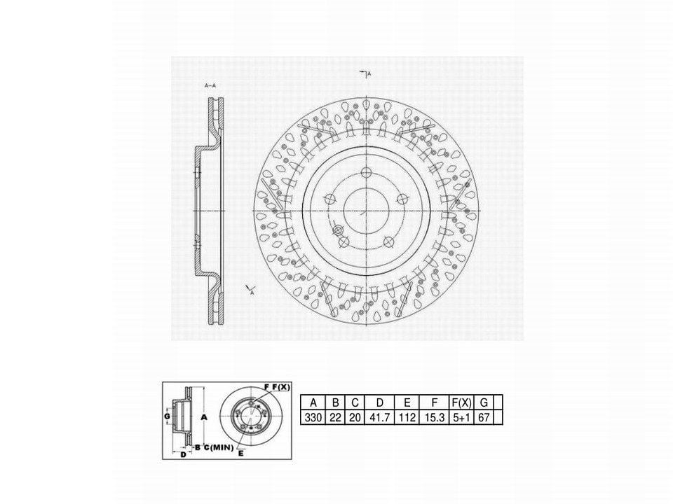 Winstop Brake Kits, Rear WSK1022, Mercedes-Benz CLA45 AMG 2019-2014
