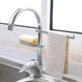 thumbnail image 3 of 2PCS/Set Kitchen Faucet Drain Storage Rack Faucet kitchen organizer Faucet Sponge Rag Sink Shelf Drying Holder Home Organizer, 3 of 6