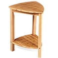thumbnail image 1 of Costway Bamboo Bathroom Corner Shelf Storage Organizer Rack Freestanding Shower Caddy, 1 of 10