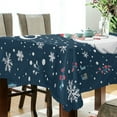 thumbnail image 5 of Yayeee Tablecloths 54" x 54" Rectangle Wrinkle Resistant Party Table Cover, Christmas Santa, 5 of 8