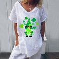 thumbnail image 1 of T-Shirt à Manches Courtes et Col Rond pour Femmes, 1 of 4