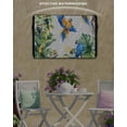 thumbnail image 6 of Outdoor TV Cover 40 to 43 Inch Weatherproof, Tropical Botanical Waterproof TV Screen Protector for Outside Decor with Zipper and Pocket 40"L x 25"H , Parrot Toucan Palm Banana Leaf Green Blue, 6 of 7