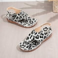 thumbnail image 6 of Xunlbb Women's Sandals Women New Plus-size Leopard Print Wedge Sandals Women's Fashion Shoes Up to 60% Off, 6 of 8